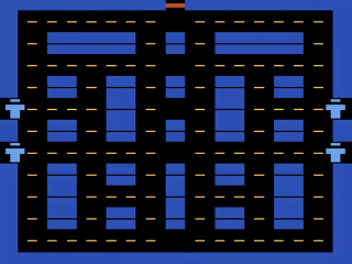 Lock 'N Chase title screen for Atari 2600